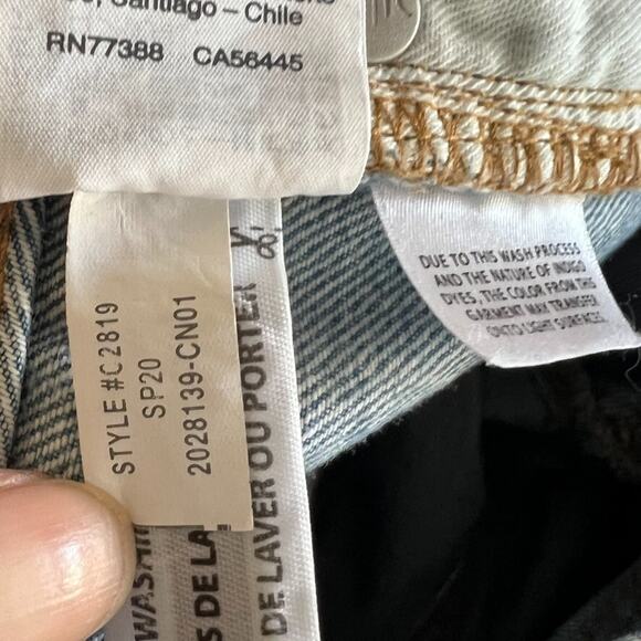 Madewell Jean Womens 28 Perfect Vintage High Rise Denim 100% Cotton 5 Pocket - Picture 8 of 11